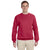 Jerzees Men's Vintage Heather Red 8 Oz. Nublend Fleece Crew