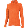 Charles River Women's Orange Space Dye Performance Pullover