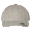 Yupoong Heather Grey Classic Wool Blend Cap