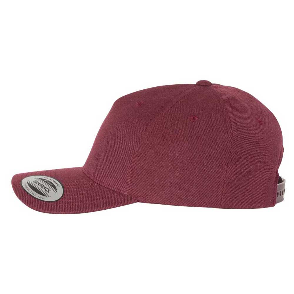 Yupoong Maroon Classic Wool Blend Cap