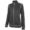 Charles River Women's Charcoal Heather Conway Flatback Rib Jacket