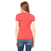 Bella + Canvas Women's Heather Red Jersey Short-Sleeve T-Shirt