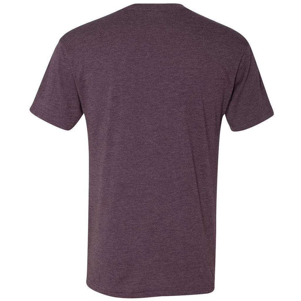 Next Level Men's Vintage Purple Triblend Crew Tee