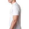 Next Level Men's Heather White Triblend Crew Tee