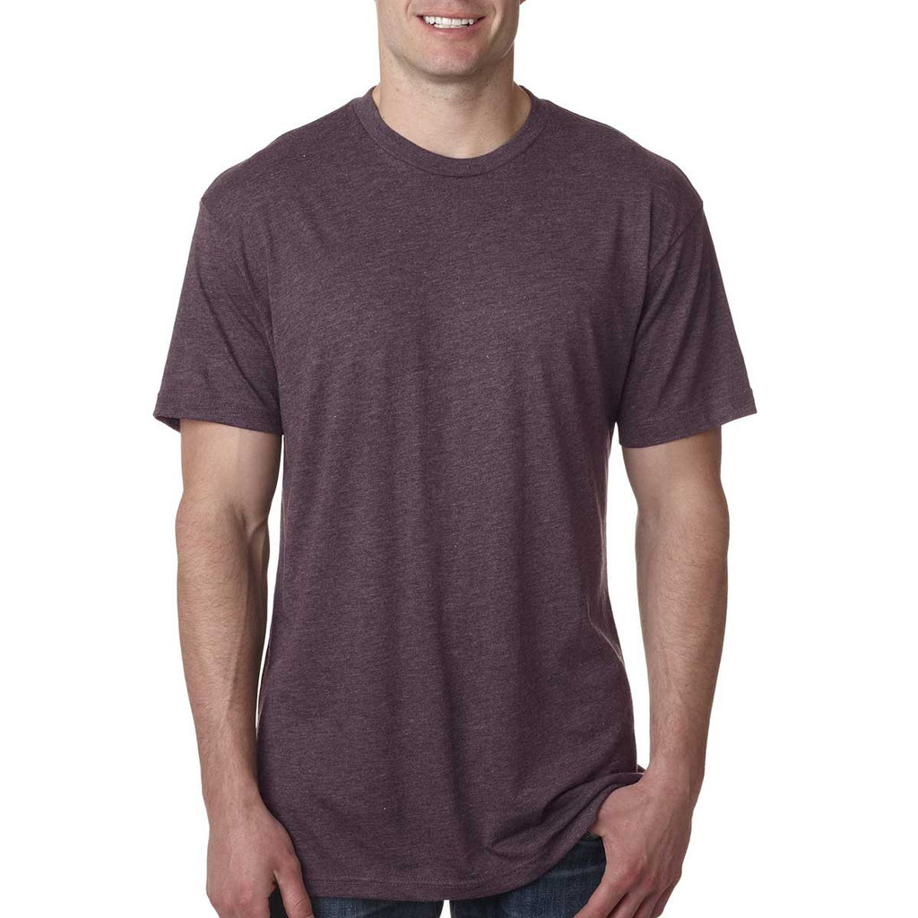 Next Level Men's Vintage Purple Triblend Crew Tee