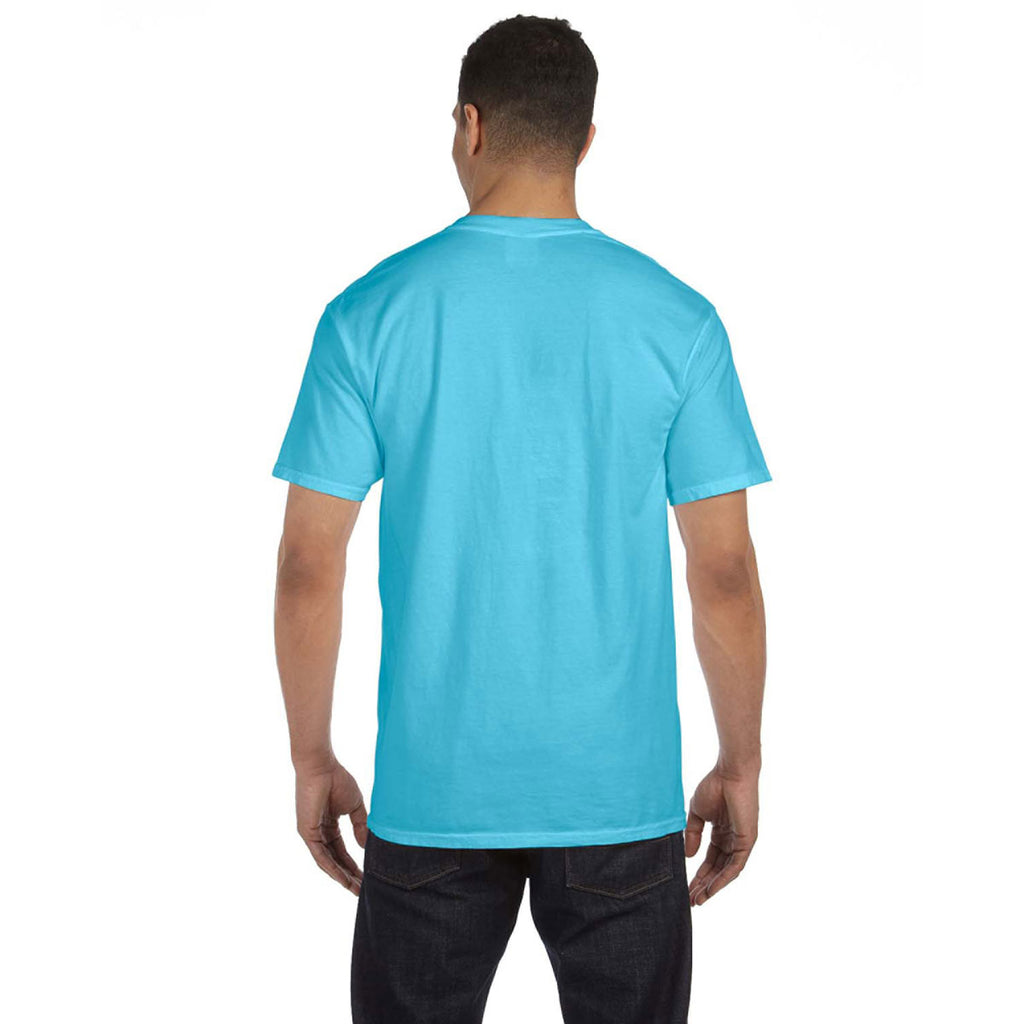 Comfort Colors Men's Lagoon Blue 6.1 oz. Pocket T-Shirt