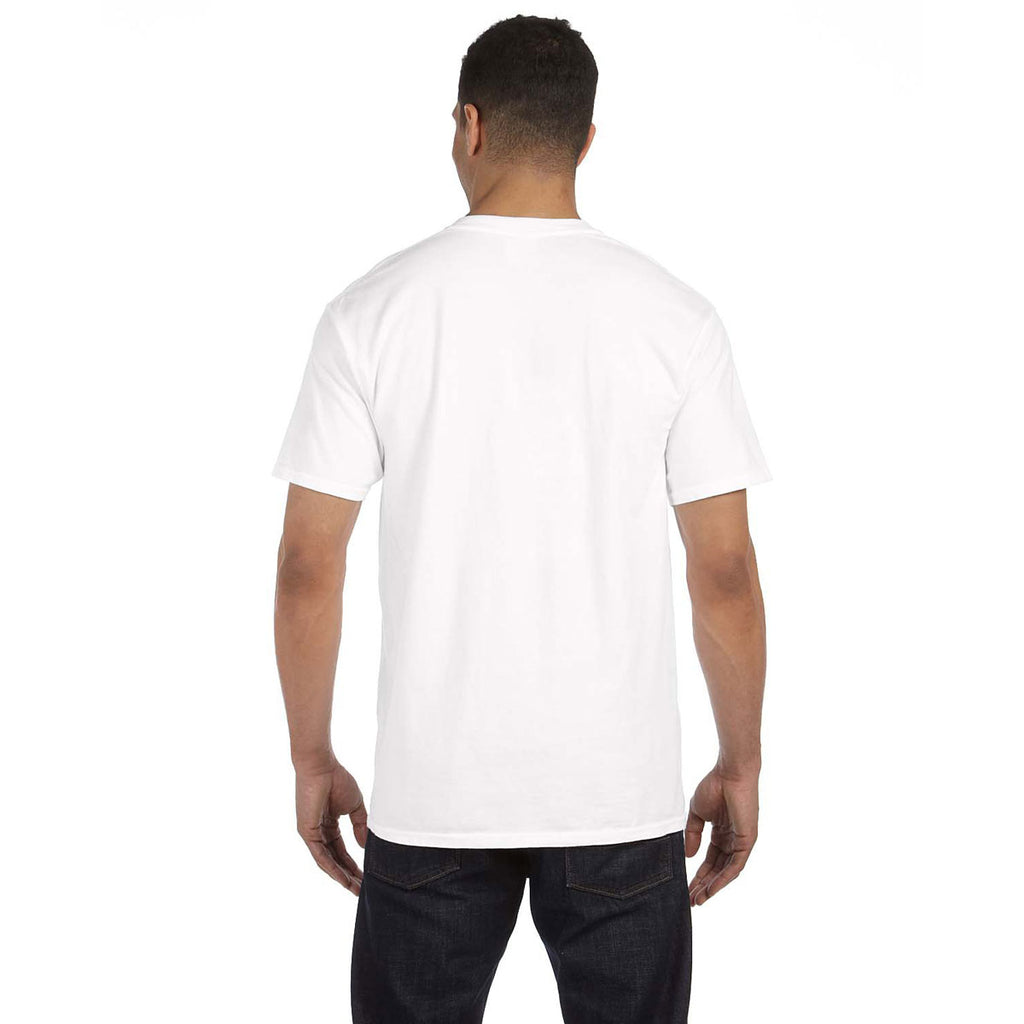 Comfort Colors Men's White 6.1 oz. Pocket T-Shirt