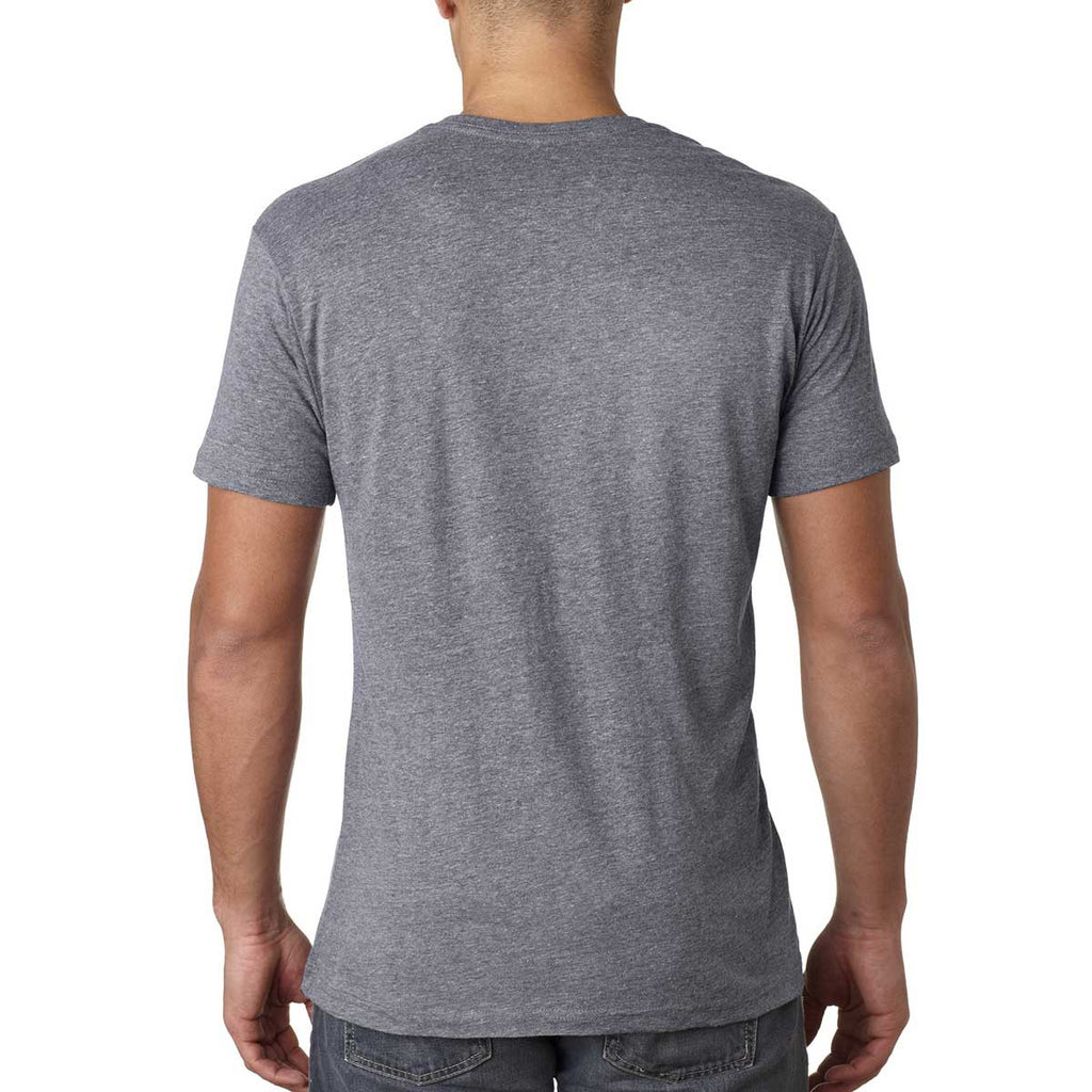 Next Level Men's Premium Heather Triblend V-Neck Tee