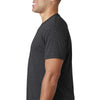 Next Level Men's Vintage Black Triblend V-Neck Tee