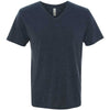 Next Level Men's Vintage Navy Triblend V-Neck Tee