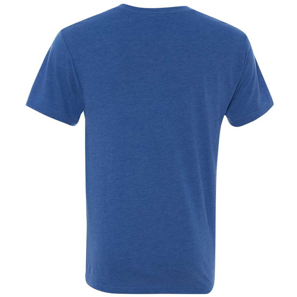 Next Level Men's Vintage Royal Triblend V-Neck Tee