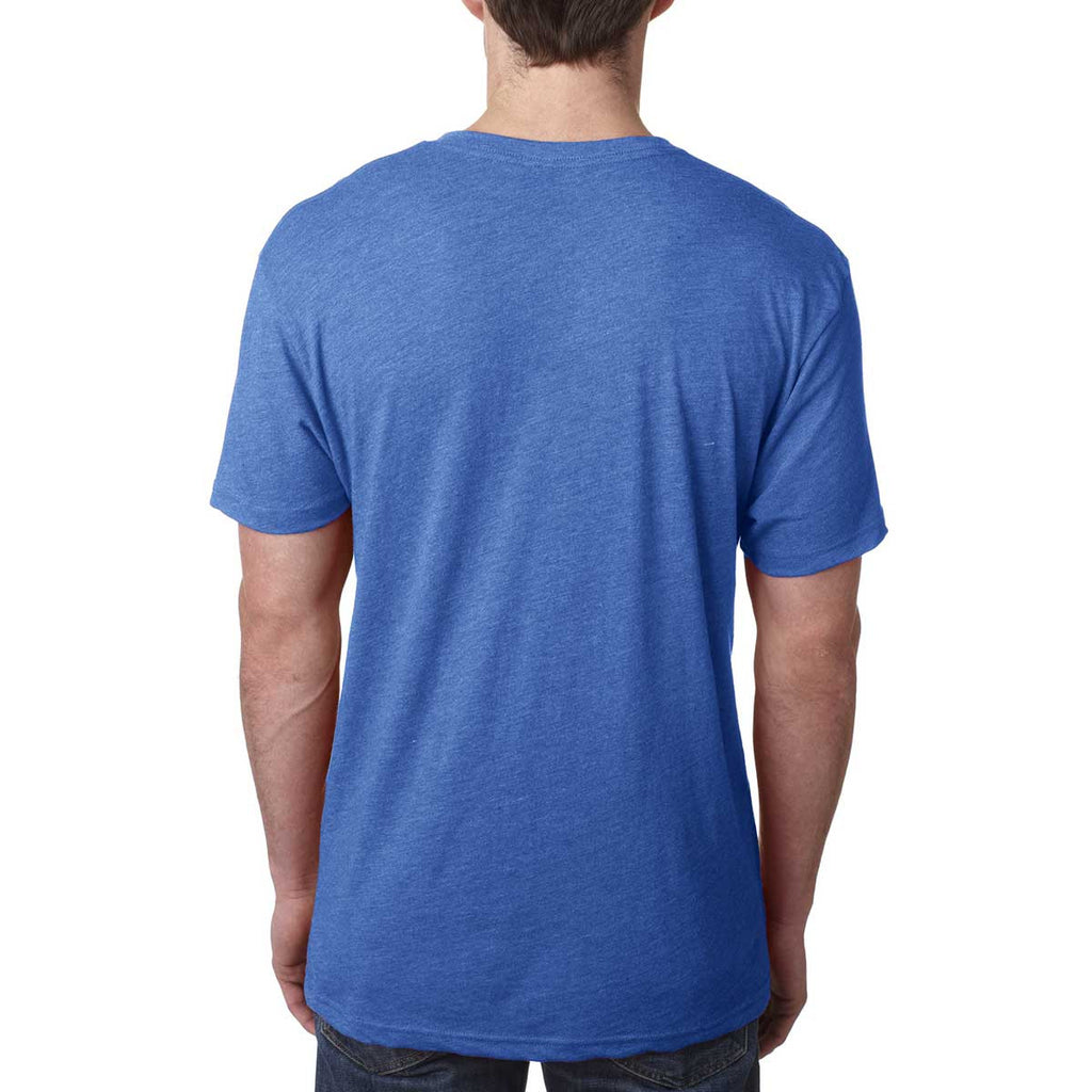 Next Level Men's Vintage Royal Triblend V-Neck Tee