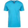 Next Level Men's Vintage Turquoise Triblend V-Neck Tee