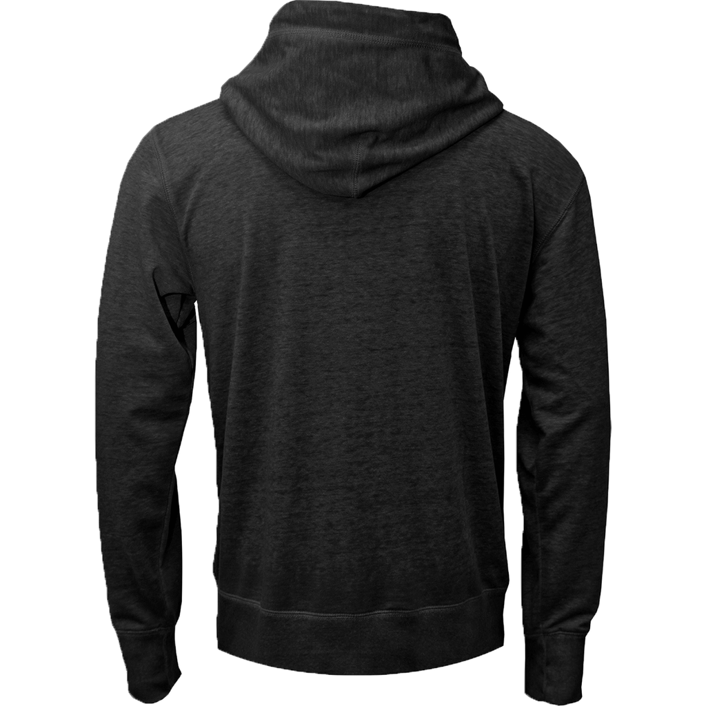 BAW Men's Vintage Black Burn-Out Hoodies