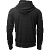 BAW Men's Vintage Black Burn-Out Hoodies