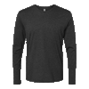 Next Level Men's Vintage Black Triblend Long-Sleeve Crew Tee