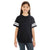 LAT Youth Black/White Football Fine Jersey T-Shirt