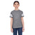 LAT Youth Granite Heather/Vintage Smoke Football Fine Jersey T-Shirt