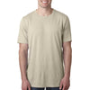 Next Level Men's Cream Poly/Cotton Short-Sleeve Crew Tee