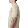 Next Level Men's Cream Poly/Cotton Short-Sleeve Crew Tee