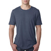 Next Level Men's Indigo Poly/Cotton Short-Sleeve Crew Tee