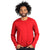 Next Level Unisex Red CVC Long Sleeve Tee