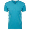 Next Level Men's Bondi Blue Premium CVC V-Neck Tee