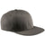 Flexfit Dark Grey Wooly Twill Pro Baseball On-Field Shape Cap with Flat Bill