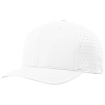 Richardson White Laser Perf R-Flex Adjustable Cap