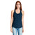 Next Level Women's Midnight Navy Gathered Racerback Tank