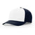 Richardson White/Navy Lite R-Flex Adjustable Micro Hook & Loop Cap