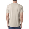 Next Level Men's Sand Premium Fitted Sueded V-Neck Tee