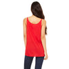 Bella + Canvas Women's Red Relaxed Jersey Tank