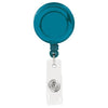 Good Value Translucent Blue Promo Retractable Badge Holder