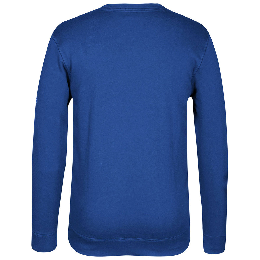 adidas Men's Collegiate Royal/White Fleece Crew