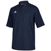 adidas Men's Navy/White Team Iconic Short Sleeve 1/4 Zip