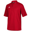 adidas Men's Red/White Team Iconic Short Sleeve 1/4 Zip