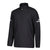 adidas Men's Black/White Team Iconic Long Sleeve Quarter Zip