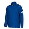 adidas Men's Collegiate Royal/White Team Iconic Long Sleeve Quarter Zip