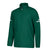 adidas Men's Dark Green/White Team Iconic Long Sleeve Quarter Zip