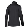 adidas Women's Black/White Team Iconic Knit Long Sleeve Quarter Zip