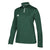 adidas Women's Dark Green/White Team Iconic Knit Long Sleeve Quarter Zip