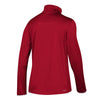 adidas Women's Power Red/White Team Iconic Knit Long Sleeve Quarter Zip