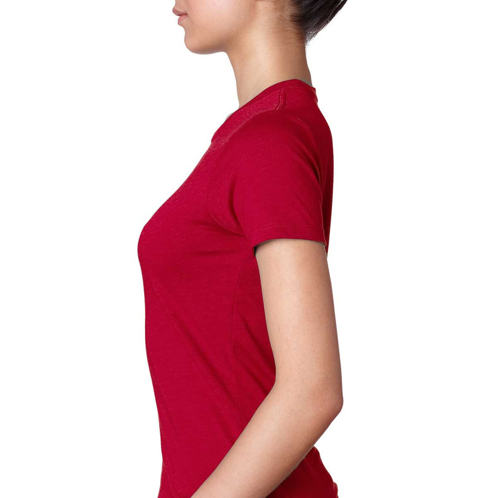 Next Level Women's Scarlet CVC Crew Tee