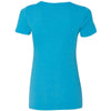 Next Level Women's Vintage Turquoise Triblend Crew