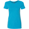 Next Level Women's Vintage Turquoise Triblend Crew