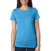 Next Level Women's Vintage Turquoise Triblend Crew