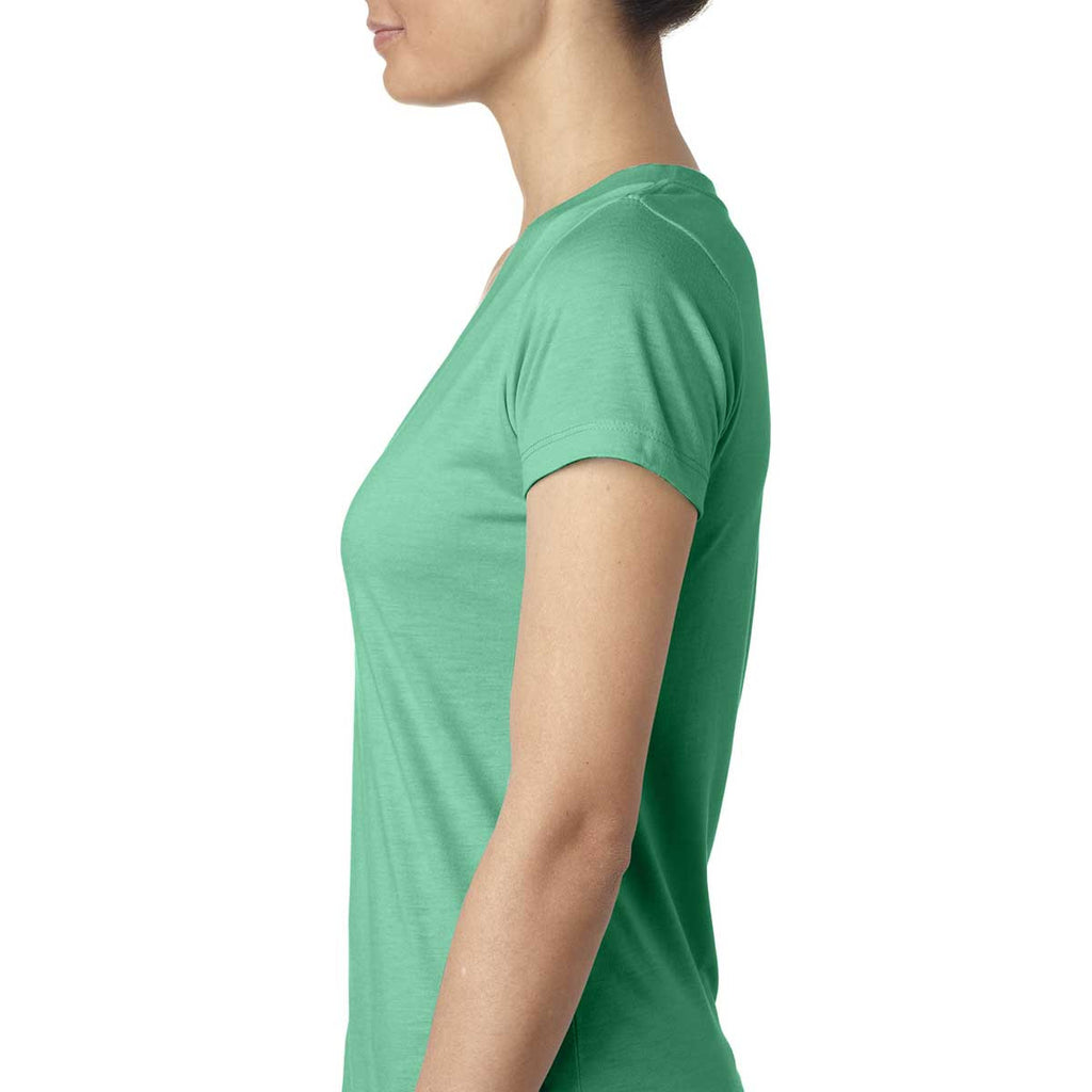 Next Level Women's Envy Triblend Deep-V Tee