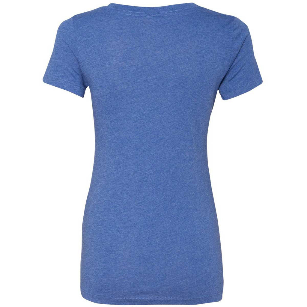 Next Level Women's Vintage Royal Triblend Deep-V Tee