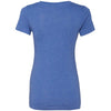 Next Level Women's Vintage Royal Triblend Deep-V Tee